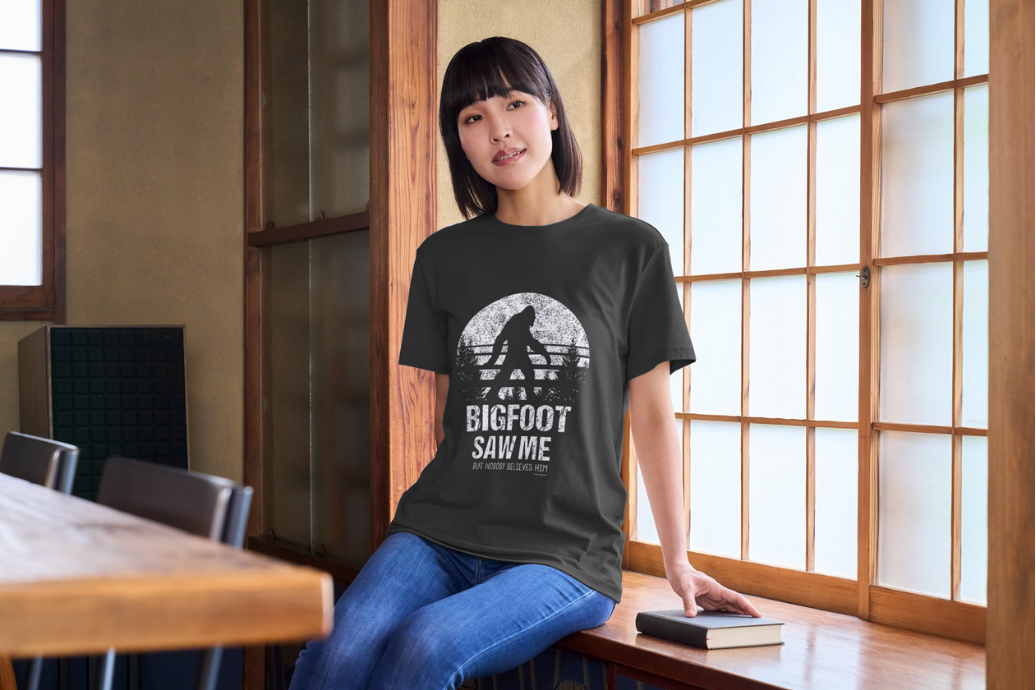 Bigfoot Saw Me T shirt