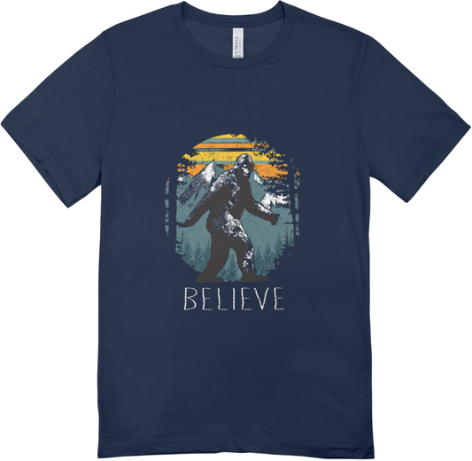 Believe Bigfoot T shirt