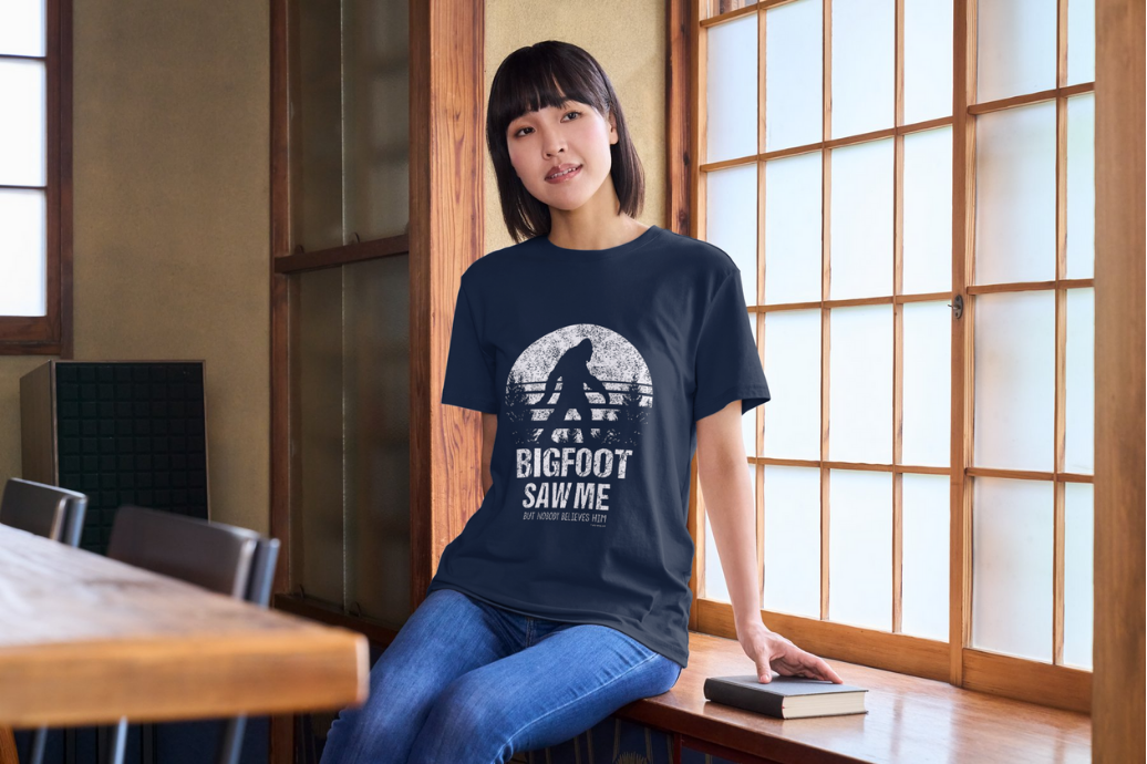 Bigfoot Saw Me T shirt